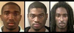 Sean Hobson, 23, and Aaron Golson, 19, were charged Monday with hazing and battery, and James Harris, 22, was charged with hazing.