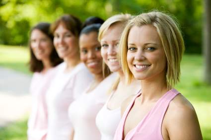 Girls Standing in Line