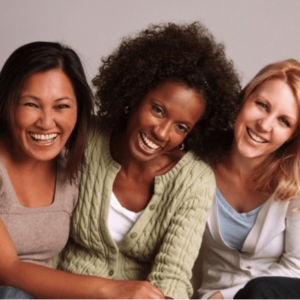 Smiling group of women. Womens Counseling Services