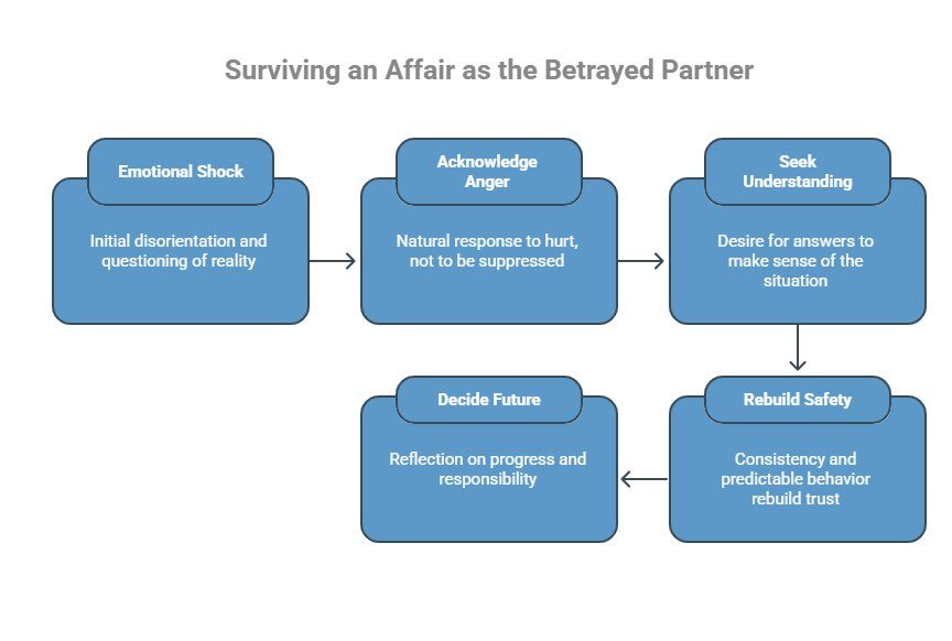 Infographic on How Do You Survive an Affair When You Are the Betrayed Partner_ - visual selection