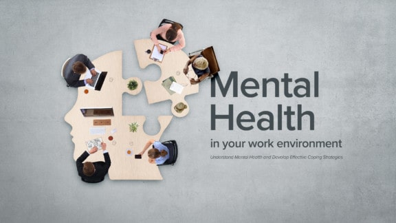 Mental health in your work environment poster