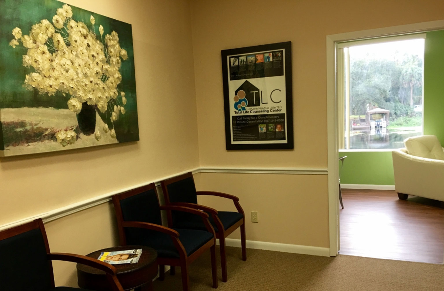 Winter Park Interior Lobby - Total Life Counseling for Children, Teens, Adolescents and Adults in Orlando Winter Par