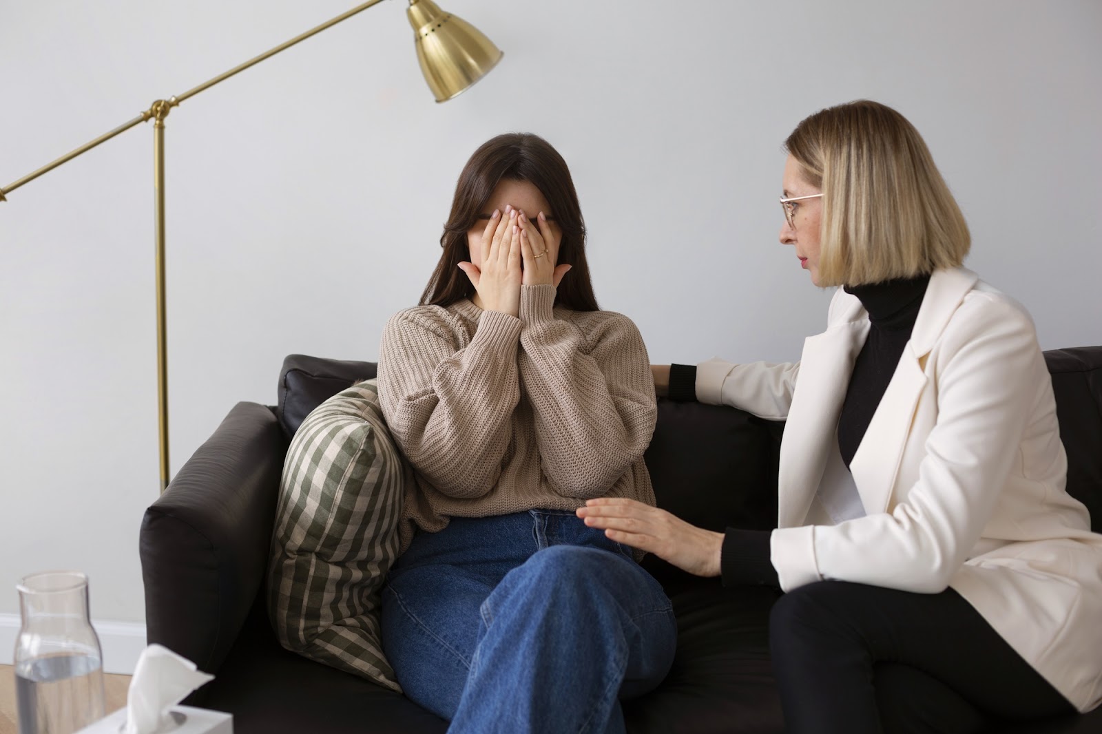Dallas anger Therapy session where woman is getting help