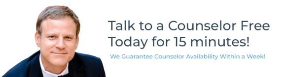 Smiling photo of Jim West, President of Total Life Counseling Centers, with text in quotes saying: We take the guesswork out of finding the right counselor.