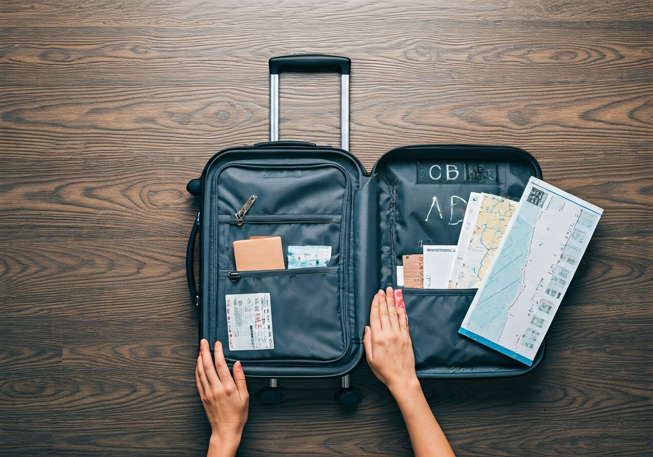 Packing a suitcase with the traveling tips learned from Total Life Counseling