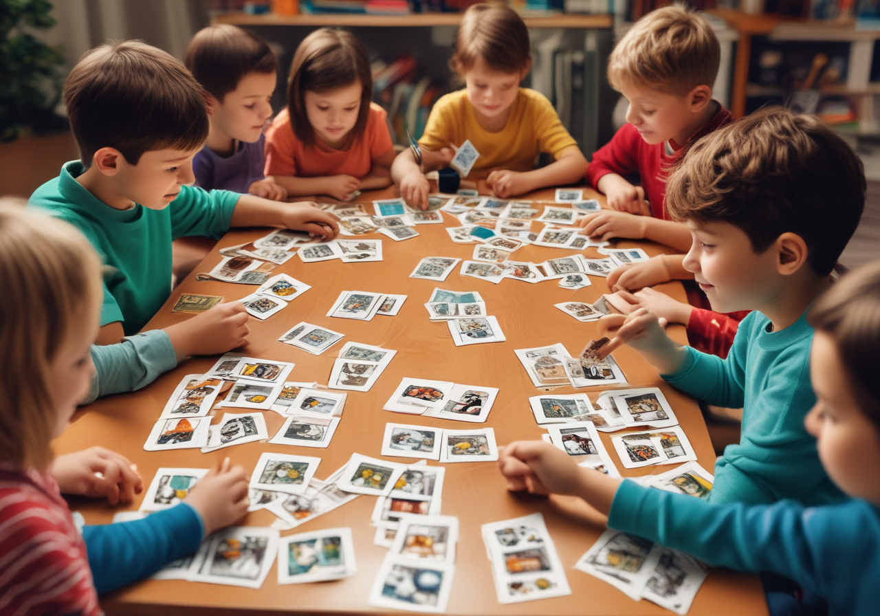 Children playing games that they learned from Total Life Counseling to enhance focus.