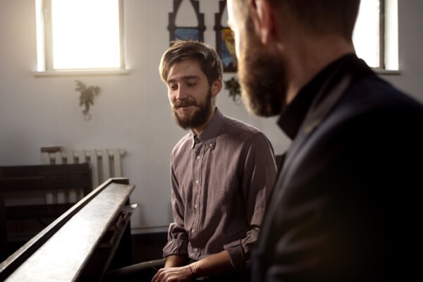 Christian psychologist doing a session with a client