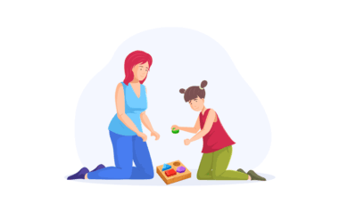 Illustration of play therapy