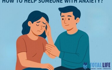 Illustration On How To Help Someone With Anxiety
