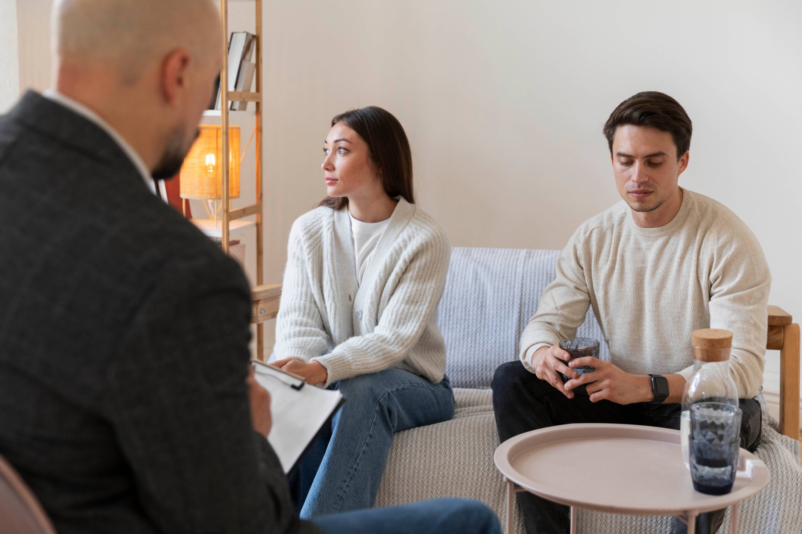 Couple seeking marriage counseling