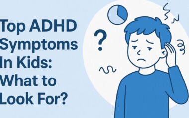 Illustration of top adhd symptoms in kids