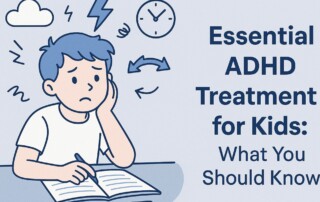 Illustration of essential ADHD treatment for kids