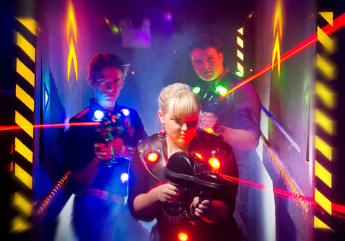social skills laser tag game