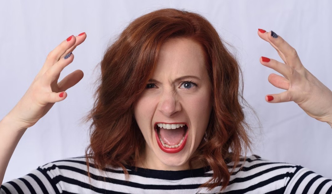 Angry girl Angry girl