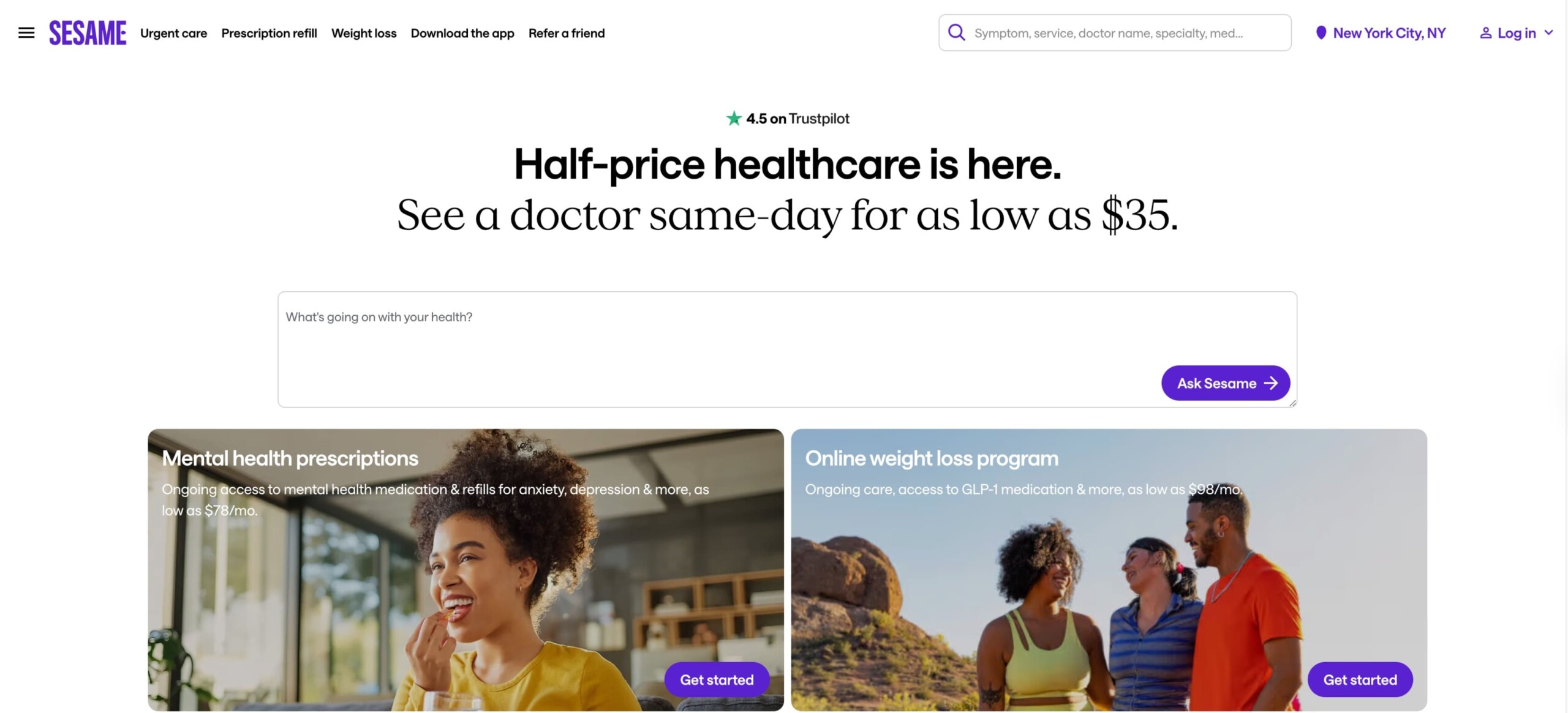 Screenshot of Sesame care homepage - Total Life Counseling for Children, Teens, Adolescents and Adults in Orlando Winter Park Clermont Lake Mary and Central Florida Screenshot of Sesame care homepage