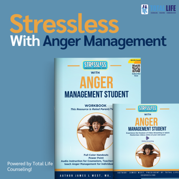 Anger Product Photo: StressLess with Angry Students: Anger Management for Students