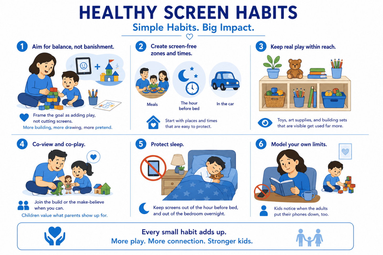 Infographic showcasing healthy screen habits - Total Life Counseling for Children, Teens, Adolescents and Adults in Orlando Winter Park Clermont Lake Mary and Central Florida - Total Life Counseling for Children, Teens, Adolescents and Adults in Orlando Winter Park Clermont Lake Mary and Central Florida Infographic showcasing healthy screen habits