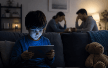 Cover image showcasing a boy focusing on his tab - Total Life Counseling for Children, Teens, Adolescents and Adults in Orlando Winter Park Clermont Lake Mary and Central Florida Cover image showcasing a boy focusing on his tab