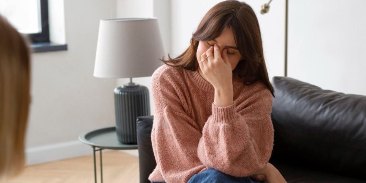 Woman having a therapy session - Total Life Counseling for Children, Teens, Adolescents and Adults in Orlando Winter Park Clermont Lake Mary and Central Florida Woman having a therapy session